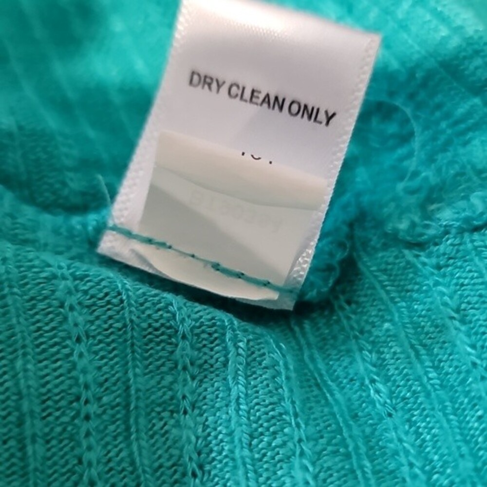 Cable & Gauge Perfectly Teal Tunic Top Size Small - Picture 6 of 6
